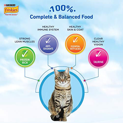 Image of Purina Friskies Purina FRISKIES Seafood Sensations Adult Cat Food, Tuna Salmon Whitefish Cran & Shrimp Flavours, 1.2kg Pack, 1.2 kg