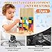 Oppvoci Wooden Montessori Russian Blocks Puzzle – 3D Stacking Toy for 3-6 Year Olds Toddlers Educational Gift & Brain Teaser for Critical Thinking Montessori Brain Blocks for Boys & Girls (Classic)