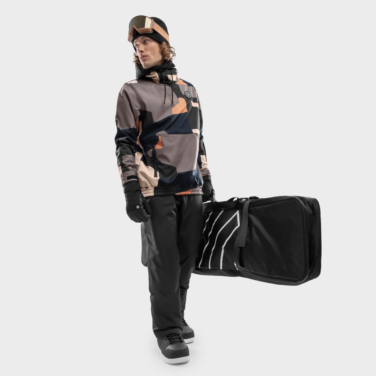 SIROKO W1 Ski- & Snowboardjacke Herren Wasserdicht Wärmeschutz Fronttasche Wintersport