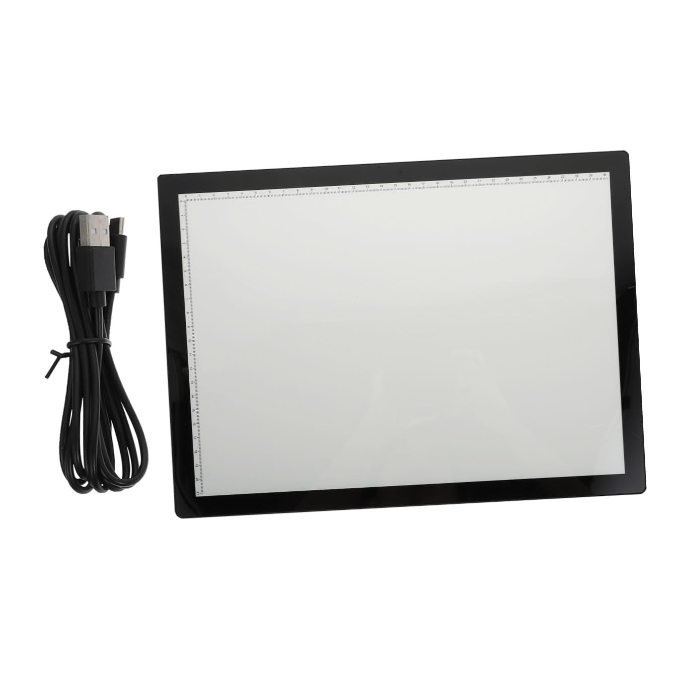 Table Lumineuse de Traçage A4 Portable pour Dessin, Noir, 1 Pièce