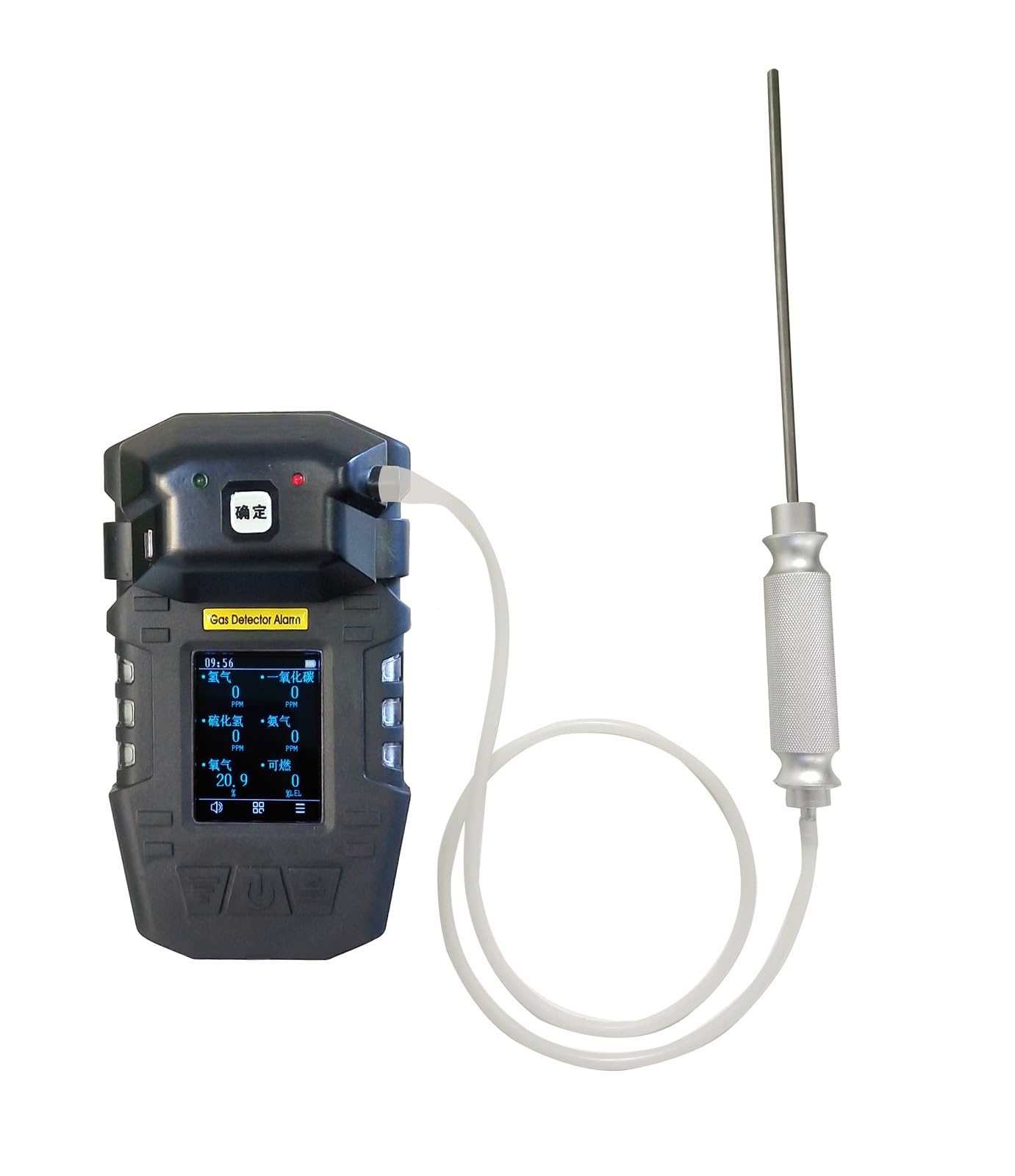 JVDDI Flammable Toxic Confined Space Combustible Portable Multi 4 Gas Detector