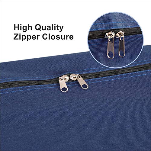Hyper Venture Folding Mattress Storage Bag - Durable Carry Case Fits For Tri-Fold Up To 6 Inches Twin Mattress, Navy #TOP4