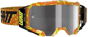 Leatt Velocity 5.5 Adult Off-Road Motorcycle Goggles - Neon/Orange/Light/Grey/One Size