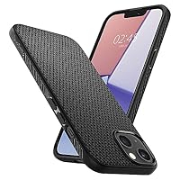 Spigen iPhone 13 Hülle Liquid Air -Matte Black – Ansicht 4