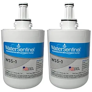WaterSentinel WSS-1 Refrigerator Replacement Filter: Fits Samsung HAF-CU1 Filters (2-Pack)