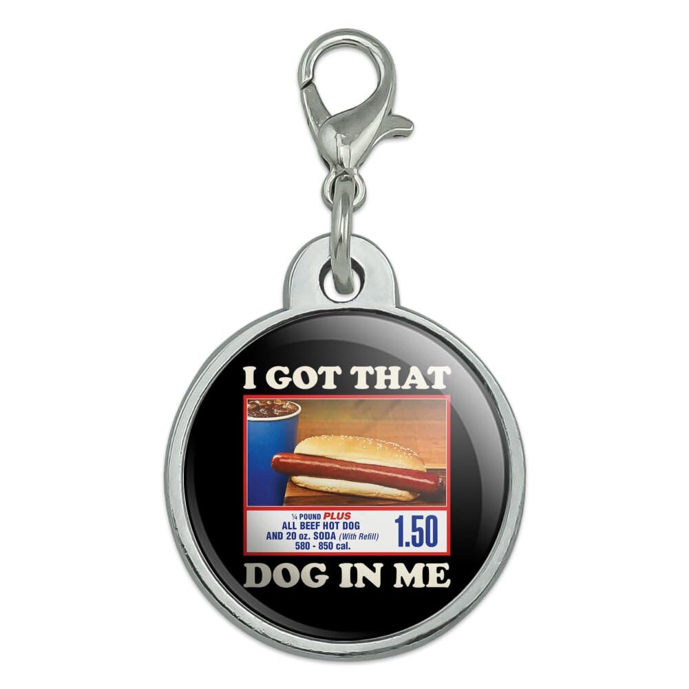 Graphics & More I Got That Dog in Me Chrome Plated Metal Pet Dog Cat ID Tag - Small