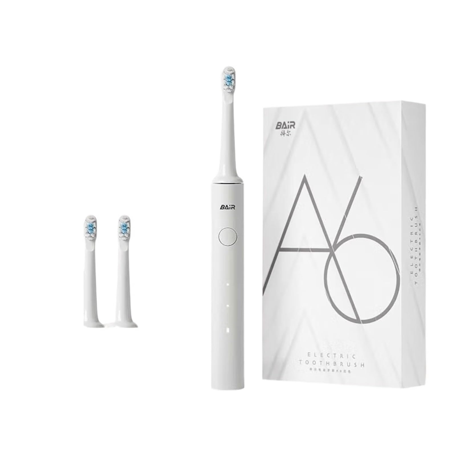 BAIR A6 Smart Electric Toothbrush Rechargeable Sonic Vibration Toothbrush for Adults for Male and Female Friends A6 Daytime White (32-33, 3435, 36-37, 38-39, 40-4-image-34