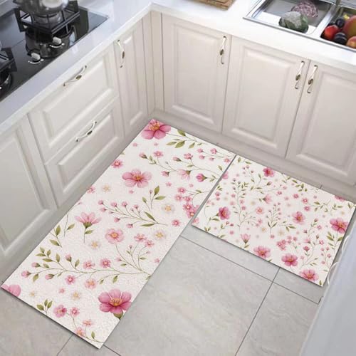 Alfombras de cocina antifatiga que reducen el cansancio con estilo botánico 5