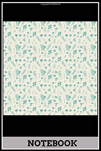 Botanical funny design notebook: 6x9 inch, 120 pages , useful to writing , doodle, diary …………..