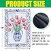 BAVAHA [12"x18"] Welcome Spring Garden Flag With Tulips Floral Spring Housewarming Decorations Chinoiserie Tulips Welcome Seasonal Flag Gifts Decorations Home Patio Porch Entry (Doubled Sided)