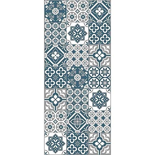 AMADORA Tapis vinyle bleu