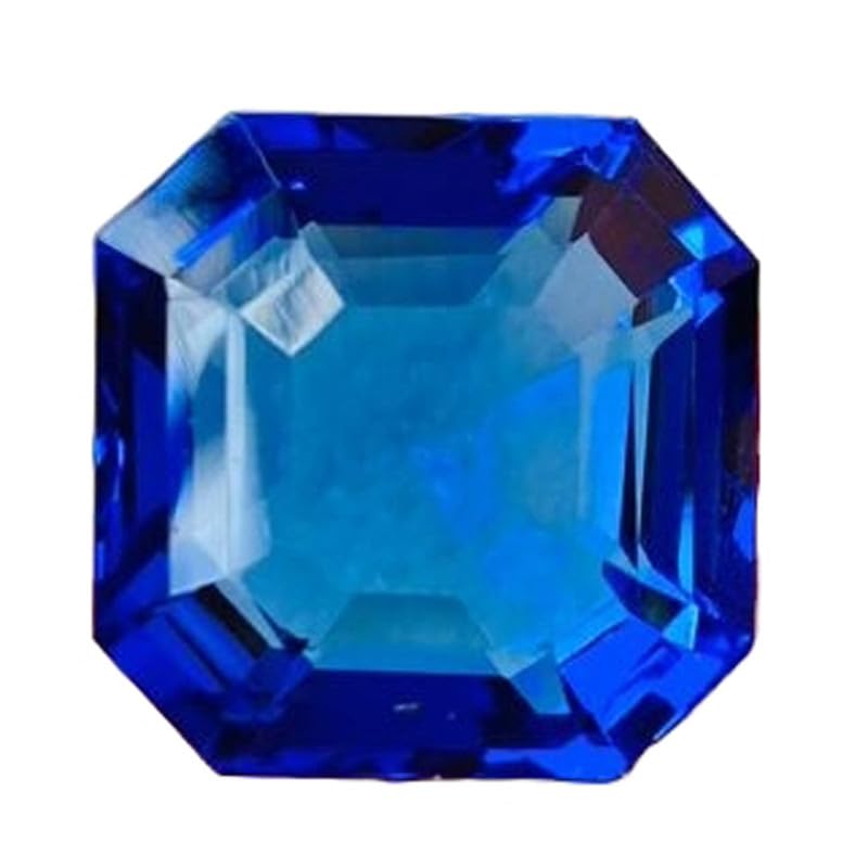 Saphir bleu naturel de forme coussin, pierre gemme d'exception pour haute joaillerie