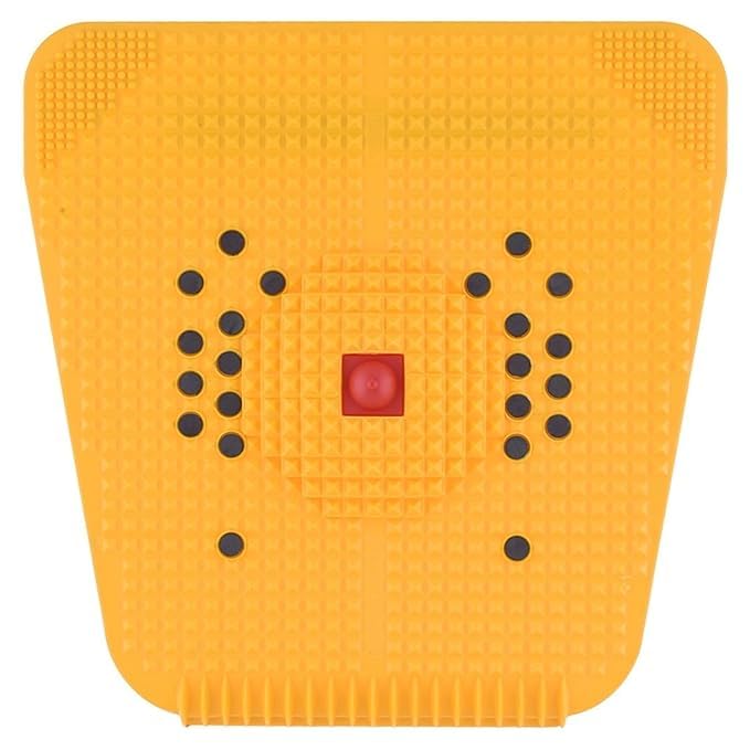 Image of Foot Massage Acupressure Mat, Yellow, Blood Circulation Power Manual Mat