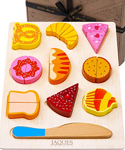 Jaques de Londres Juego de Madera Juegos de Comida Vamos a fingir Junta de Panadería - Juguetes de Madera 2 3 4 5 años de Edad Desde 1795 Cover