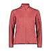CMP, Lightweight Knitted Fleece Jacket with Mesh, RED KISS-CORALLO 15CL 40