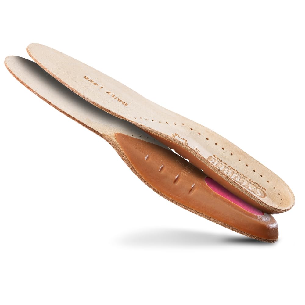 Solette Saluber Style Daily 405, ortopediche, Tecnologia Poron+ Ammortizzante, Solette Scarpe ad Azione Traspirante Antiodore, Uomo e Donna, Assorbono Shock (42)