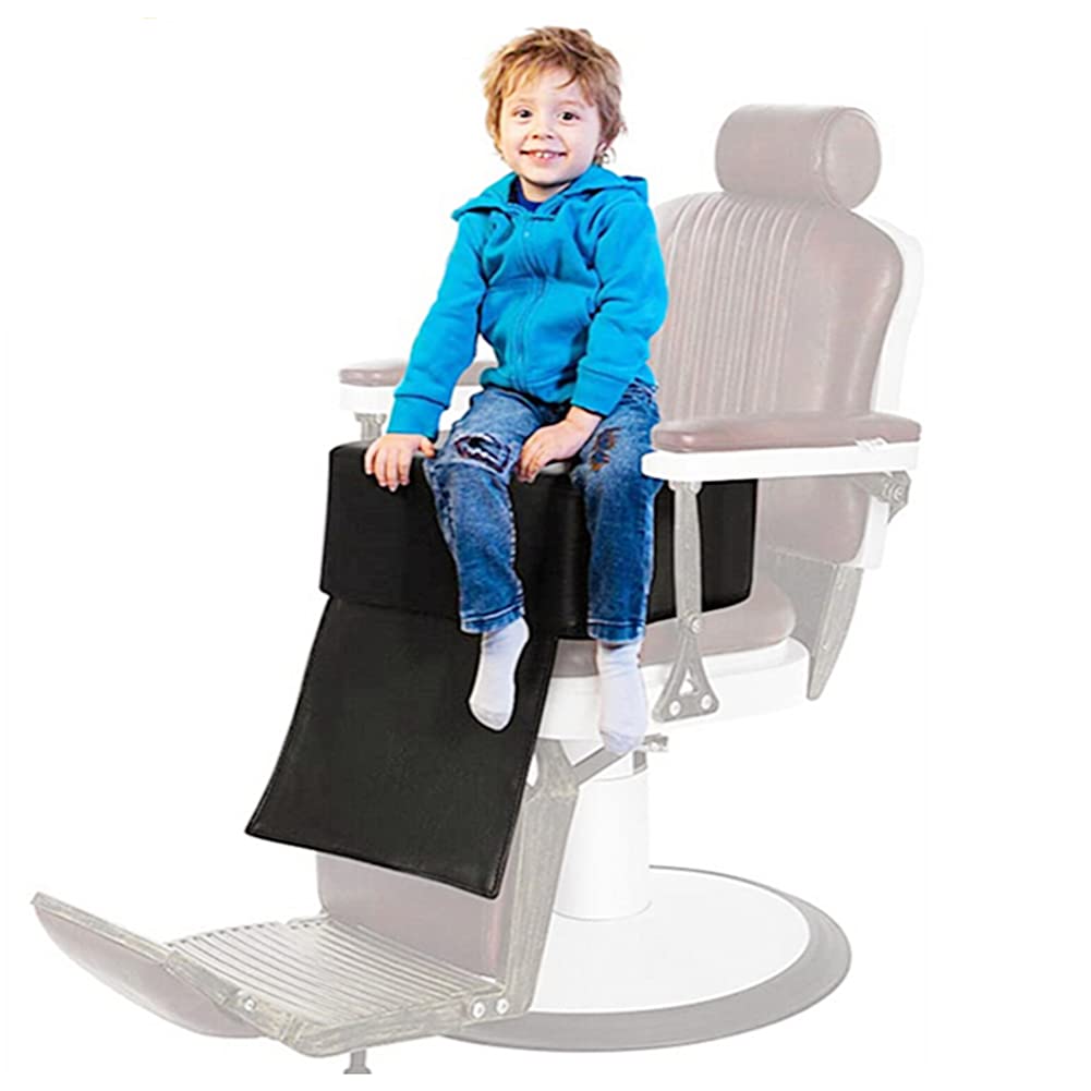 Sitzerhöhung für Friseursalon, Friseurstuhl, Kinder-Sitzkissen, Haarschneiden, Styling, Beauty-Spa-Ausrüstung, Schwarz