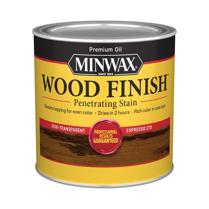 4-Pack of 1/2 pt Minwax 273 Espresso Wood Finish Oil-Based Wood Stain