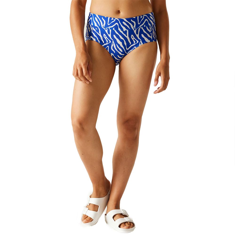 Regatta Women's Brightest Blue Abstract Print Paloma Swim Briefs
