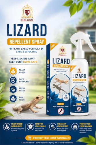 Image of Lizard Repellent Spray, Plant Based Formula, 250 ml