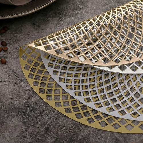 Set de table antidérapant KnSam argenté pour protéger et décorer votre table sans effort