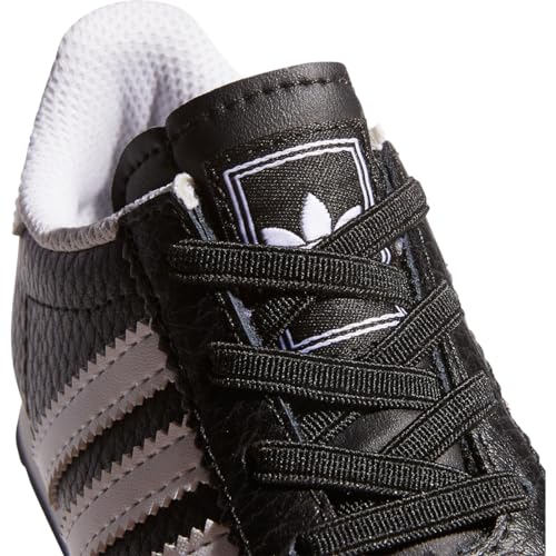 adidas Originals unisex child Samoa Sneaker, Black/White/Black, 6.5 Toddler US4