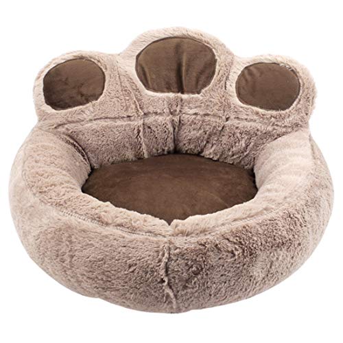 Weichuang Cama de Gato Felpa Cama para Perro Pequeño Cachorros Suave Cojín de Gato Perro Calentita Nido Cama para Mascota Invierno Sofá para Gato Perro # 1 S: 40 * 45cm