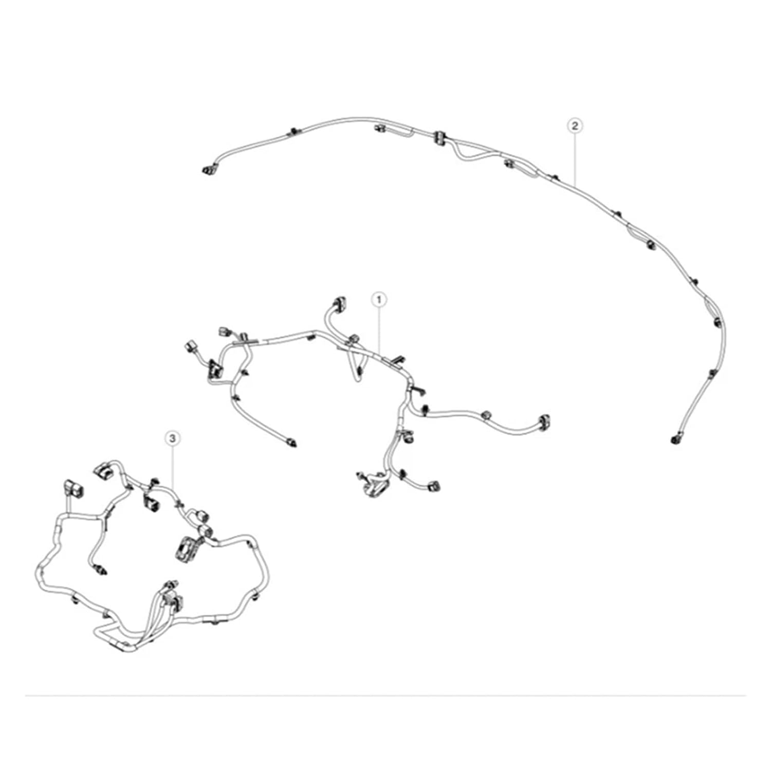 モデル3用車リアバンパー配線ハーネス 1067959-00-E 1067958-01-G 1067958-00-G パワーパーツ(1