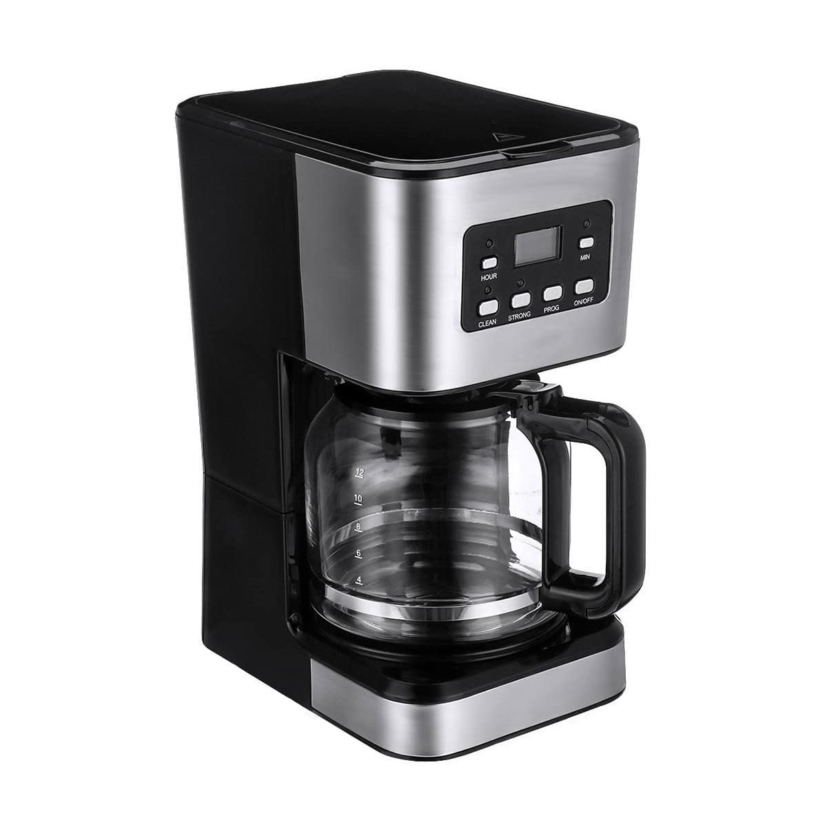 DieffematicKF Macchina caffè Caffettiera Espresso Automatica Caffettiera con Montalatte Cafetera Cappuccino Acqua Calda Vapore