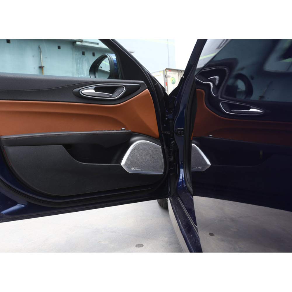 for Alfa Romeo Giulia 2017, Door Speaker Cover Trim Car Accessories