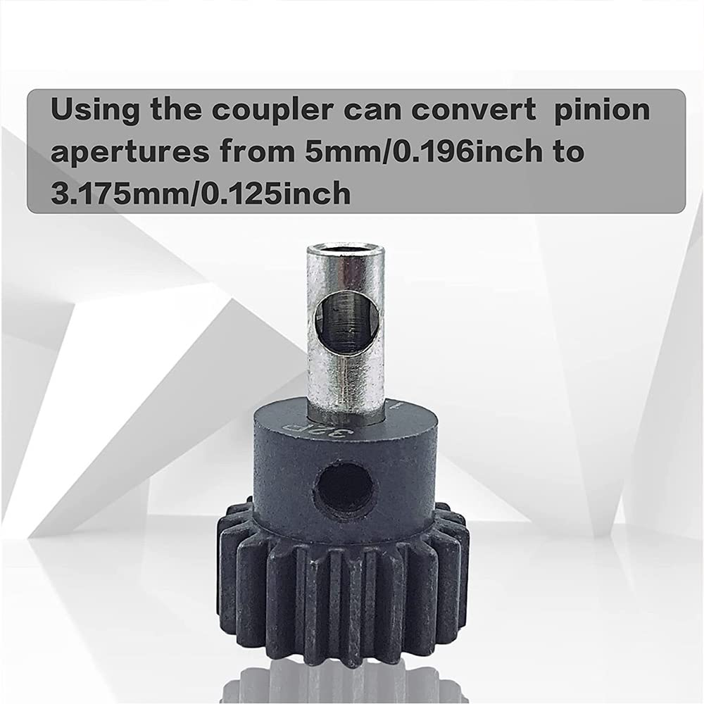 FainWan Wellen-Adapter: 3,17 Mm Auf 5 Mm Motorachse – Für RC Auto, Boot, Flugzeug