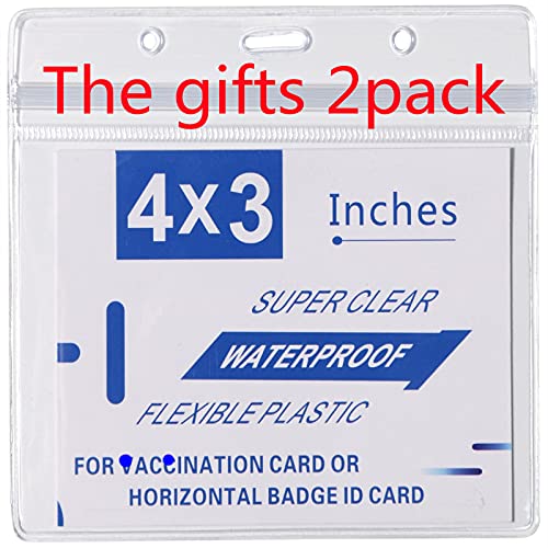 Aigee 28 RFID Blocking Sleeves (24 Credit Card Protector Holders in 12 colors & 4 Passport Protectors), Identity Theft Protection Secure Sleeve for Credit Cards, Debit Card, 2pcs Clear Plastic Sleeve2