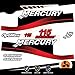 Generico Mercury - Kit de adhesivos para motor marino fuera del borde, 115 CV – Versión Saltwater Old