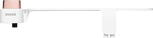 Miniatura 7 de Omigo Element - Accesorio de bidé no eléctrico, diseño moderno, delgado, boquillas dedicadas de autolimpieza trasera y delantera con esfera de