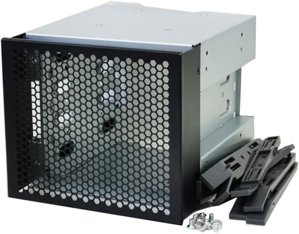 4-Bay Hard Drive Rack 3.5 Inch Enclosure Bracket Heat Dissipation Easy Install Replacement for Old Brackets