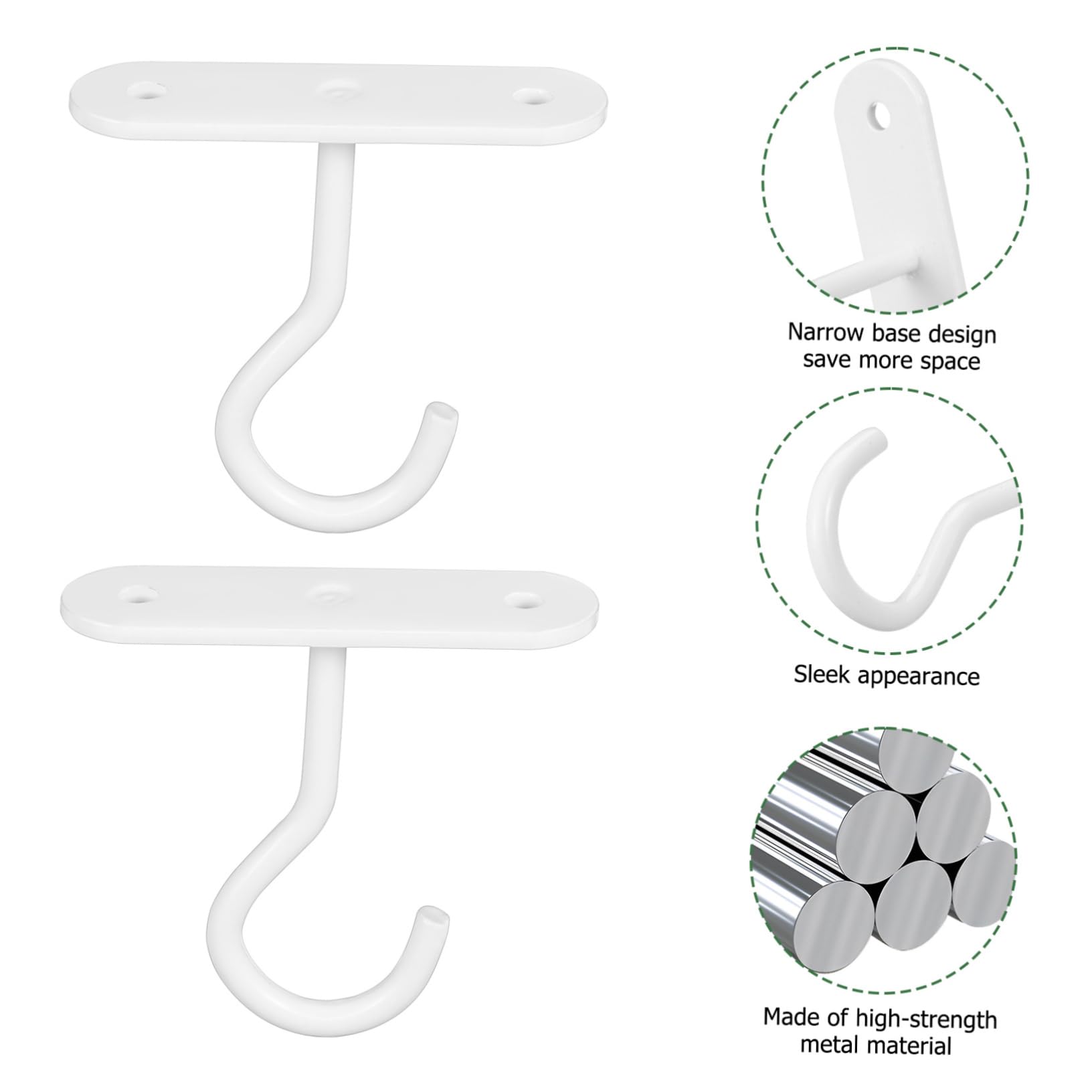 Kisangel 10 Piezas Ganchos Colgantes para Plantas Colgador De Pared De Plantas Gancho De Plantas Ganchos para Colgar En Interiores Perchas para Plantas Colgador De Plantas Planchar
