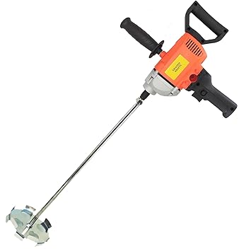 Swadesi krafts paint mixer machine blends mixture quickly and removes lumps painter tool, 1250 watt copper winded motor and crome-plated iron rod A6