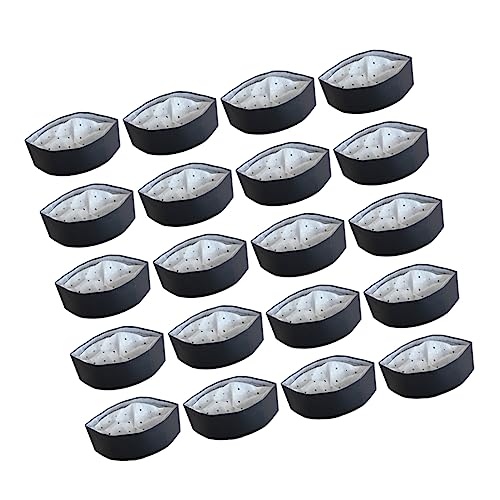 TINEASUR 20 Piezas Sombrero De Cocinero Mini Alimentos Repostero Gorro Suministros De Cocina Cocinar Sombrero De Cocina para Hornear No Desechable De Los Hombres Papel