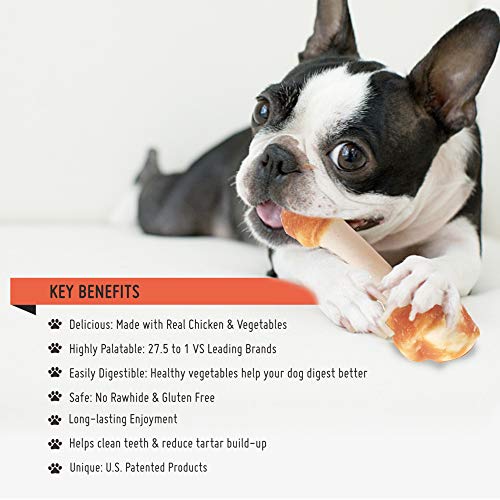 Luvchew Chicken Dog Chew Bones Medium thumb #5