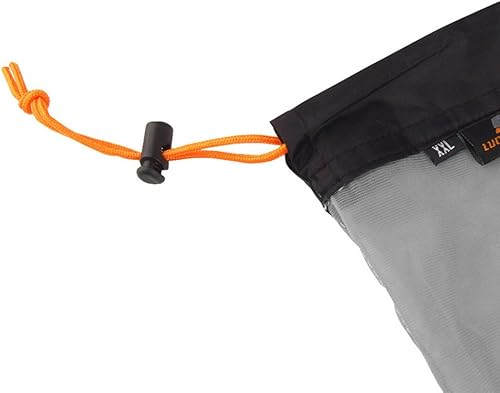 Miniatura 5 de RiToEasysports Bolsa de malla, bolsa de malla ultraligera con cordón, bolsa de viaje al aire libre, senderismo, camping, bolsa de almacenamiento