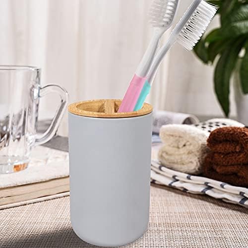 Miniatura 4 de SWEDEN Juego de accesorios de baño dispensador de jabón botella de baño soporte para cepillo de dientes traje de taza negro