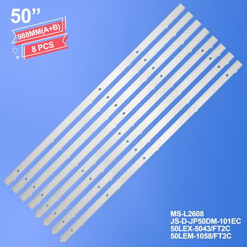 Kit de tiras de LED para televisión 50lem-1058/ft2c repuesto de panel 50 pulgadas 3
