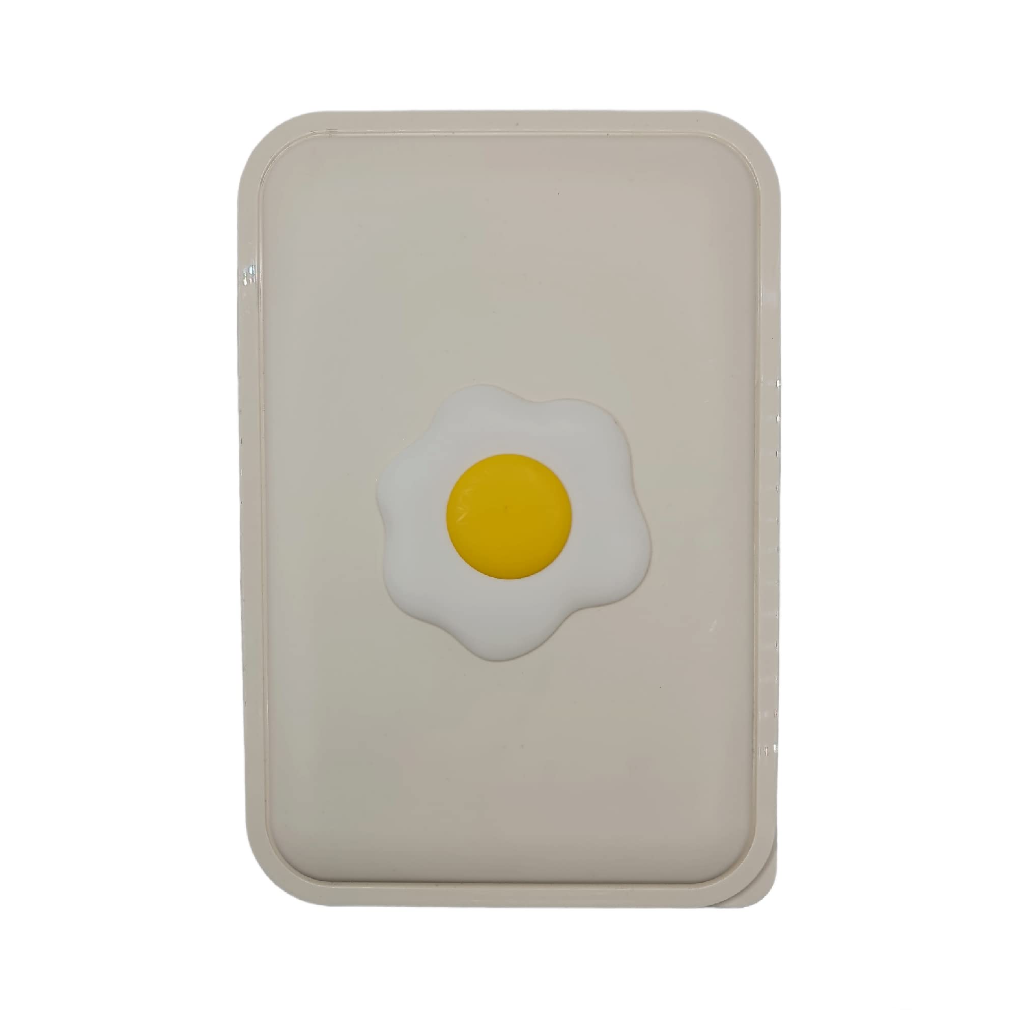 Aedvie Creationz Egg Holder, with sunny side up design, 24 cavities Cream colour,