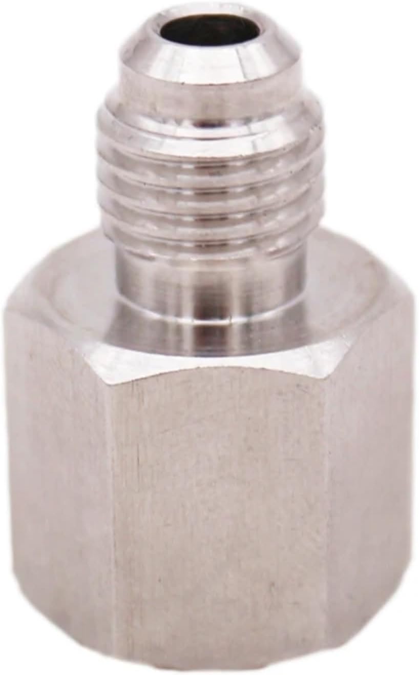 1/4" Female NPT x 1/4" MFL Male Flare Adapter Beer Kegging Fitting 304 Stainless Steel Brewer Hardware