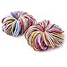 Munax Kids Elastic Hair Bands Elastic Hair Tie Assorted Colors Children Ponytail Holders, 2mm, 200 count