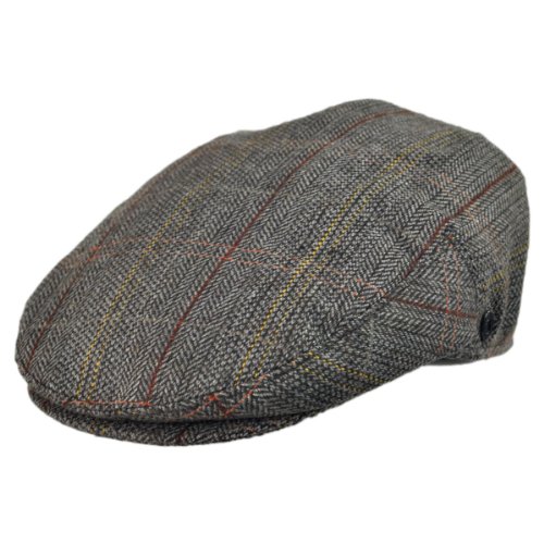 Jaxon Tweed Ivy Cap (XX-Large, Brown/Grey Tweed)