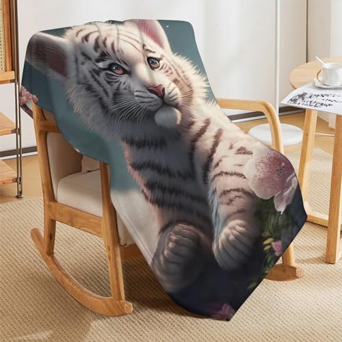 Manta de tigre para sofá que transforma tus tardes de cine en el salón 5