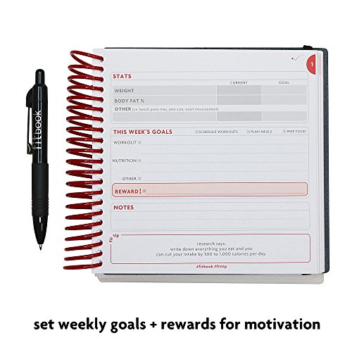 2020 Fitlosophy Fitbook: Fitness Journal And Planner For Workouts, Weight Loss And Exercise, White Single (12-Week) #TOP4