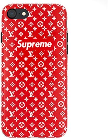 Street Fashion x High Fashion - iPhone 6s and 6 - Protective Hard Plastic Case/Cover/Skin/Bumper (Red/White)