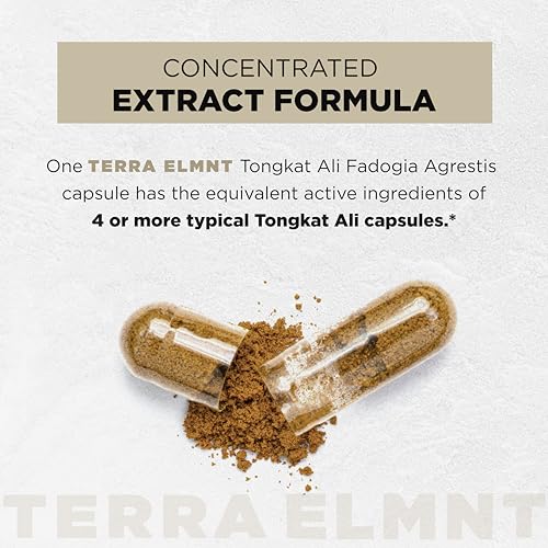 image for TERRA ELMNT 200x Strength Tongkat Ali for Men w. Fadogia Agrestis Extr